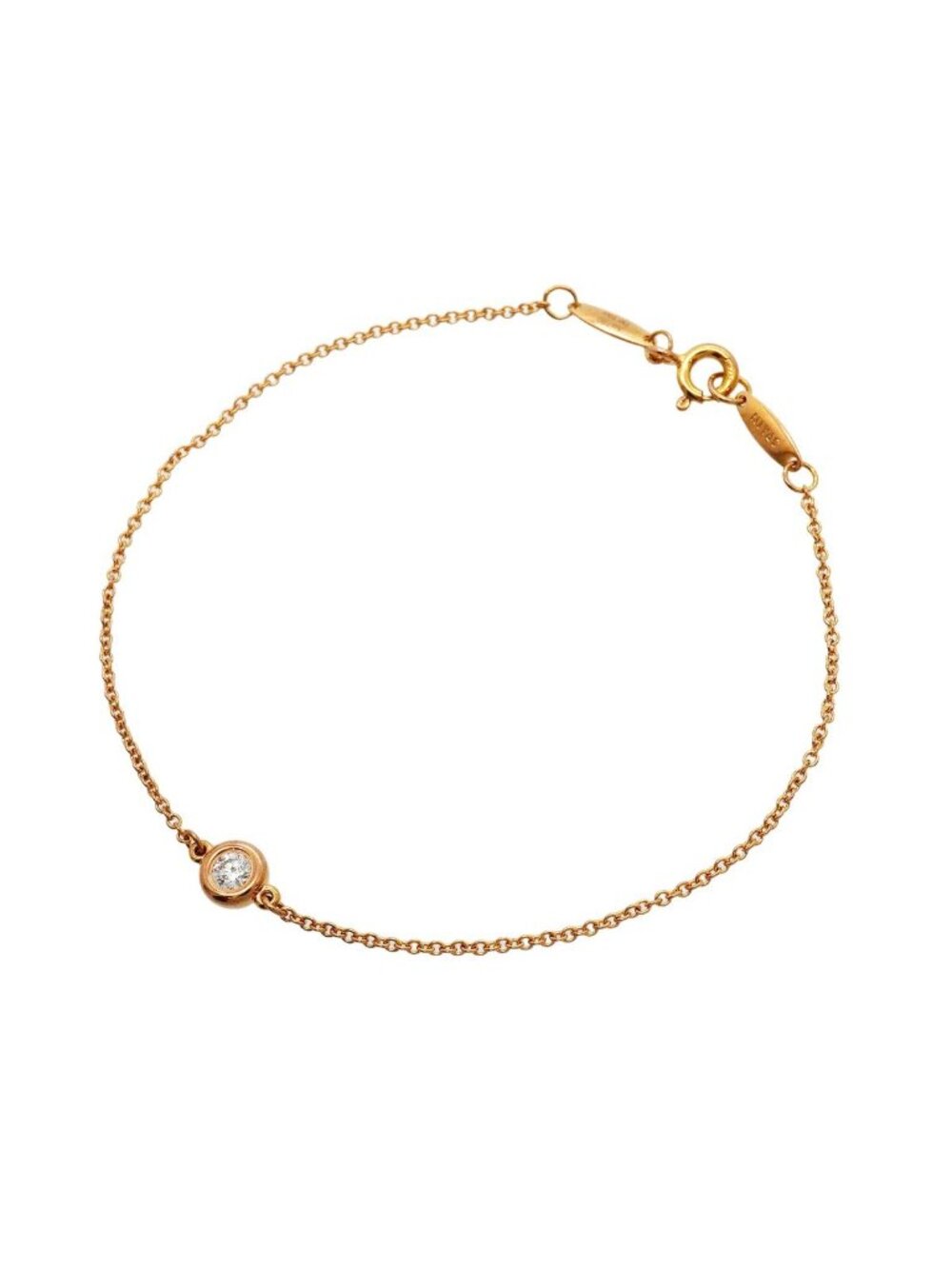 Tiffany & Co Bracelet by the Yard Pink Gold Diamond